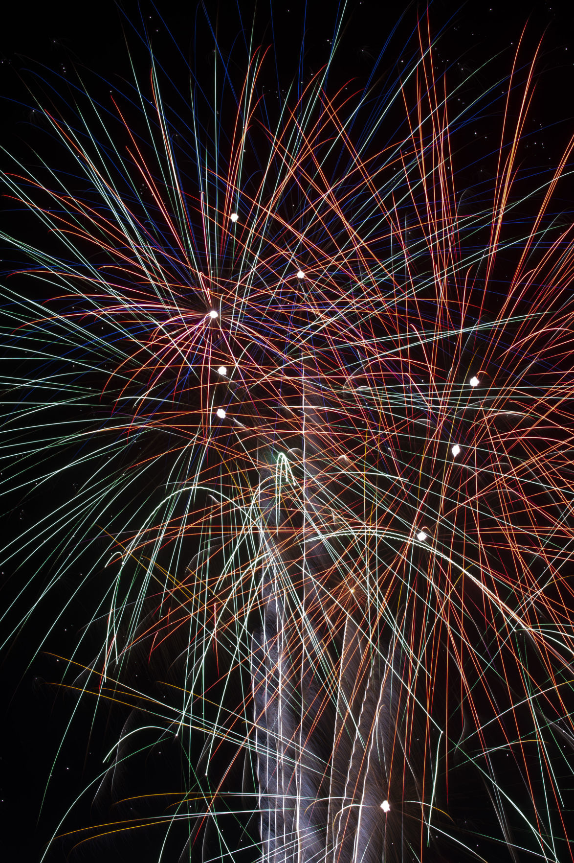 Fireworks over Twin Falls